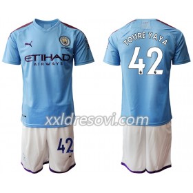 Manchester City TOURE YAYA 42 Domaći Dječji Komplet Dresovi za Nogomet 2019-2020 (+ kratke hlače)